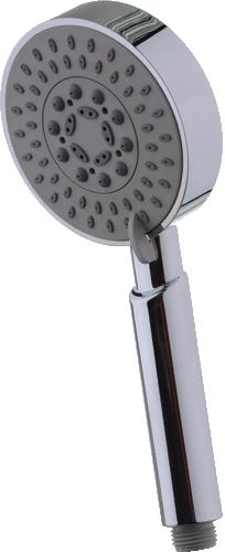 Ручной душ Melodia MKP20590 5-функциональный, D100мм, L230мм, хром / серый