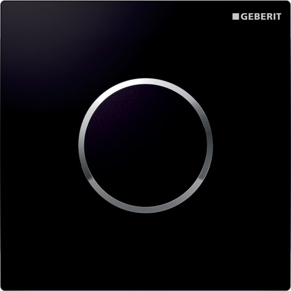 ИК привод смыва Geberit Sigma 10 116.025.KM.1 для писсуара, 230В, черный / глянцевый хром