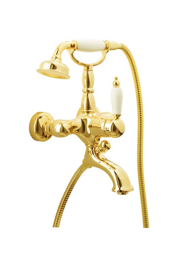 Смеситель Boheme Tradizionale Oro 283 для ванны с душем золото