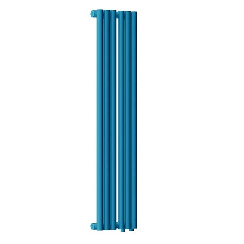 Радиатор стальной Empatiko Takt R1-232-1750 Night Blue 232x1786 6 секций, вертикальный 1-трубчатый, нижнее правое подключение, синий вечерний