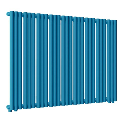 Радиатор стальной Empatiko Takt R1-1072-500 Night Blue 1072x536 27 секций, вертикальный 1-трубчатый, нижнее правое подключение, синий вечерний
