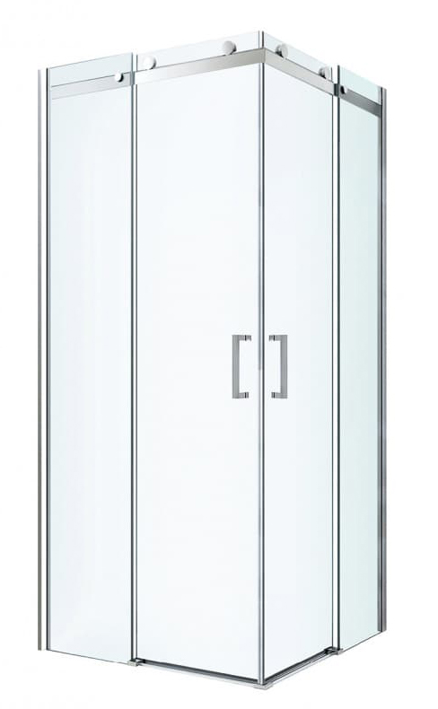 Душевой уголок Berges Gelios 100x100 стекло прозрачное, профиль хром сильвер