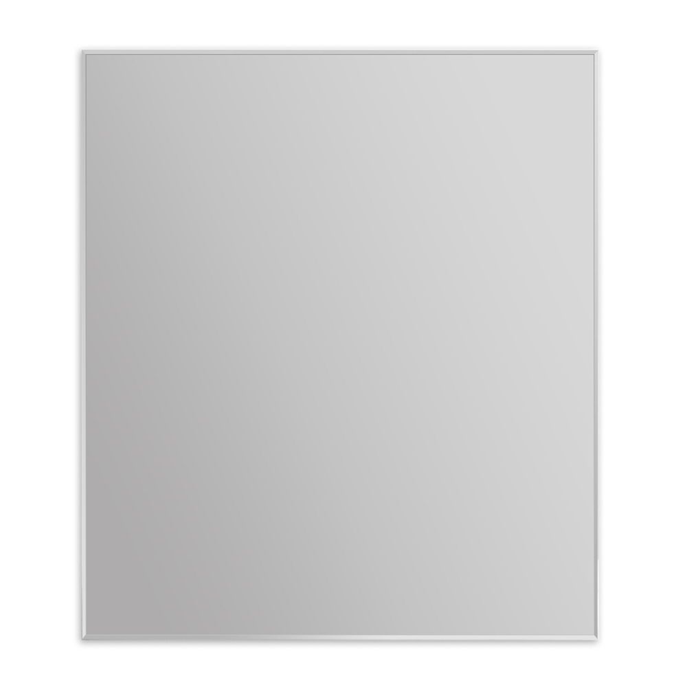 Зеркало BelBagno SPC-AL-700-800 700x20x800 в алюминиевой раме, без подсветки, сатин