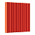 Радиатор стальной Empatiko Takt S2-832-500 Friendly Red 832x536 42 секции, вертикальный 2-трубчатый, боковое подключение, красный (Friendly Red)