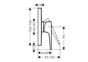 SMESITEL_DLYA_DUSHA_HANSGROHE_METROPOL_32565000_MONTAZHNAYA_SKHEMA_1