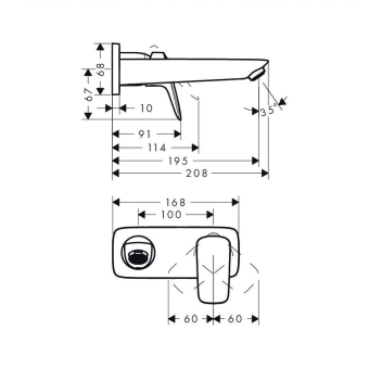 SMESITEL_DLYA_RAKOVINY_HANSGROHE_LOGIS_71220000_MONTAZHNAYA_SKHEMA_1