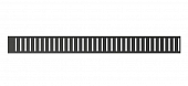 Решетка для душевого лотка AlcaPlast PURE-550BLACK перфорированная, нержавеющая сталь черный матовый