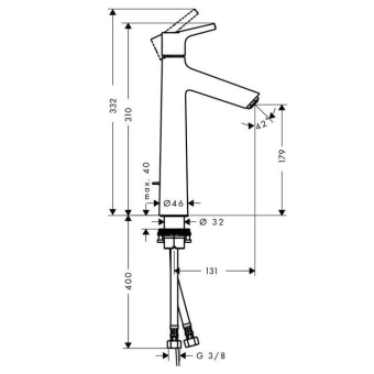 SMESITEL_DLYA_RAKOVINY_HANSGROHE_TALIS_S_72031000_MONTAZHNAYA_SKHEMA_1