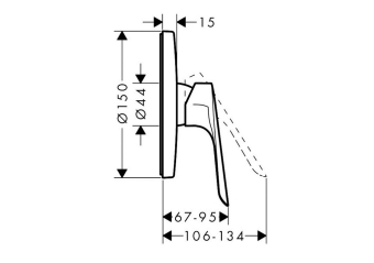 SMESITEL_DLYA_DUSHA_HANSGROHE_LOGIS_E_71603000_MONTAZHNAYA_SKHEMA_1