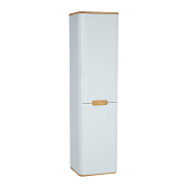Шкаф-пенал подвесной VitrA Sento 40 см, правый, с корзиной для белья, белый матовый