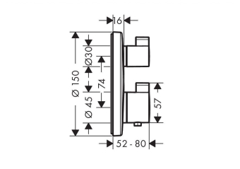 SMESITEL_DLYA_DUSHA_HANSGROHE_ECOSTAT_S_15757000_MONTAZHNAYA_SKHEMA_1