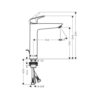 SMESITEL_DLYA_RAKOVINY_HANSGROHE_LOGIS_71090000_MONTAZHNAYA_SKHEMA_1