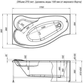 FRONTALNAYA_PANEL_DLYA_VANNY_AQUANET_PALMA_170_L_CHERNAYA_MONTAZHNAYA_SKHEMA_1
