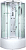 Душевая кабина Niagara NG-309N мозаик 95x95 см, стекло прозрачное с рисунком / профиль белый