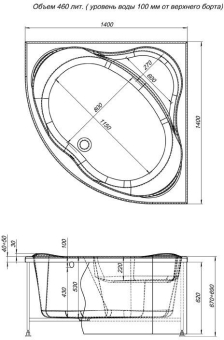 FRONTALNAYA_PANEL_DLYA_VANNY_AQUANET_PALAU_140_CHERNAYA_MONTAZHNAYA_SKHEMA_1
