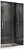 Душевая дверь Abber Schwarzer Diamant AG30160H раздвижная 160x195 cм, стекло прозрачное / профиль хром