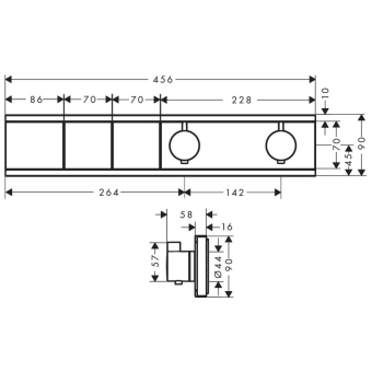 SMESITEL_DLYA_DUSHA_HANSGROHE_RAINSELECT_15380670_MONTAZHNAYA_SKHEMA_1