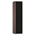 Шкаф-пенал подвесной VitrA Metropole правый, сливовое дерево / черное акриловое стекло