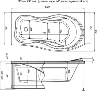 FRONTALNAYA_PANEL_DLYA_VANNY_AQUANET_BORNEO_170_R_MONTAZHNAYA_SKHEMA_1