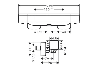 SMESITEL_DLYA_DUSHA_HANSGROHE_ECOSTAT_E_15773000_MONTAZHNAYA_SKHEMA_1