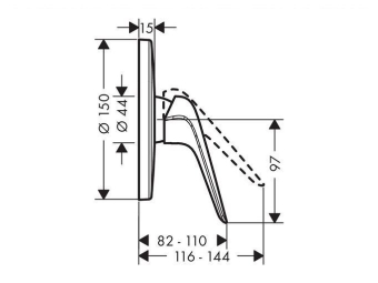 SMESITEL_DLYA_DUSHA_HANSGROHE_NOVUS_71067000_MONTAZHNAYA_SKHEMA_1