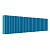 Радиатор стальной Empatiko Takt S2-1192-200 Dreamy Blue 1192x236 30 секций, вертикальный 2-трубчатый, боковое подключение, синий (Dreamy Blue)