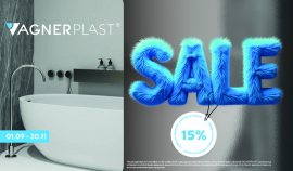 Ванны и панели от Vagnerplast со скидкой -15%