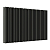 Радиатор стальной Empatiko Takt S2-1192-500 Confident Black 1192x536 30 секций, вертикальный 2-трубчатый, боковое подключение, черный (Confident Black)