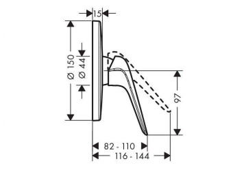 SMESITEL_DLYA_DUSHA_HANSGROHE_NOVUS_71065000_MONTAZHNAYA_SKHEMA_1