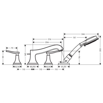 SMESITEL_NA_BORT_VANNY_HANSGROHE_METROPOL_CLASSIC_31441000_MONTAZHNAYA_SKHEMA_1