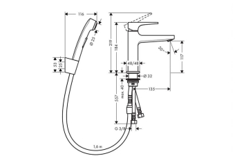 SMESITEL_S_GIGIENICHESKIM_DUSHEM_HANSGROHE_METROPOL_74522000_MONTAZHNAYA_SKHEMA_1