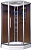 Душевая кабина Niagara Lux 7717WD 100x100 см, стекло тонированное / профиль хром