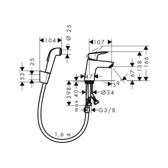 SMESITEL_S_GIGIENICHESKIM_DUSHEM_HANSGROHE_LOGIS_71290000_MONTAZHNAYA_SKHEMA_1