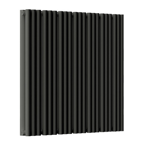 Радиатор стальной Empatiko Takt S2-832-500 Confident Black 832x536 42 секции, вертикальный 2-трубчатый, боковое подключение, черный (Confident Black)