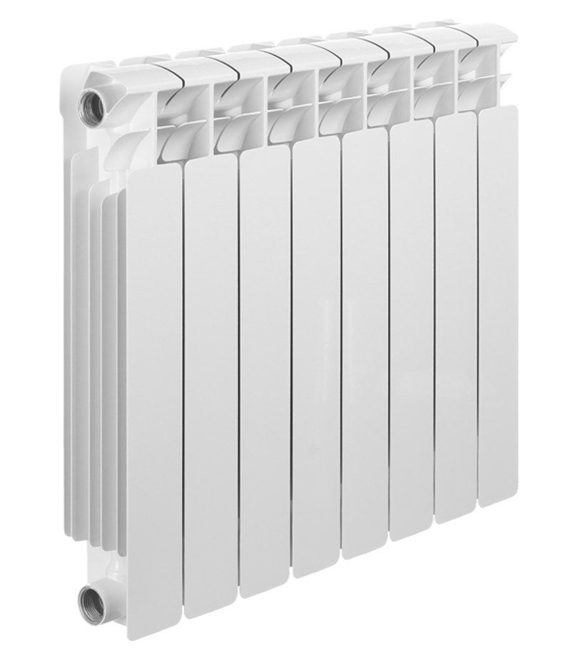 Радиатор биметаллический Rifar Base 500, 8 секций, боковое подключение