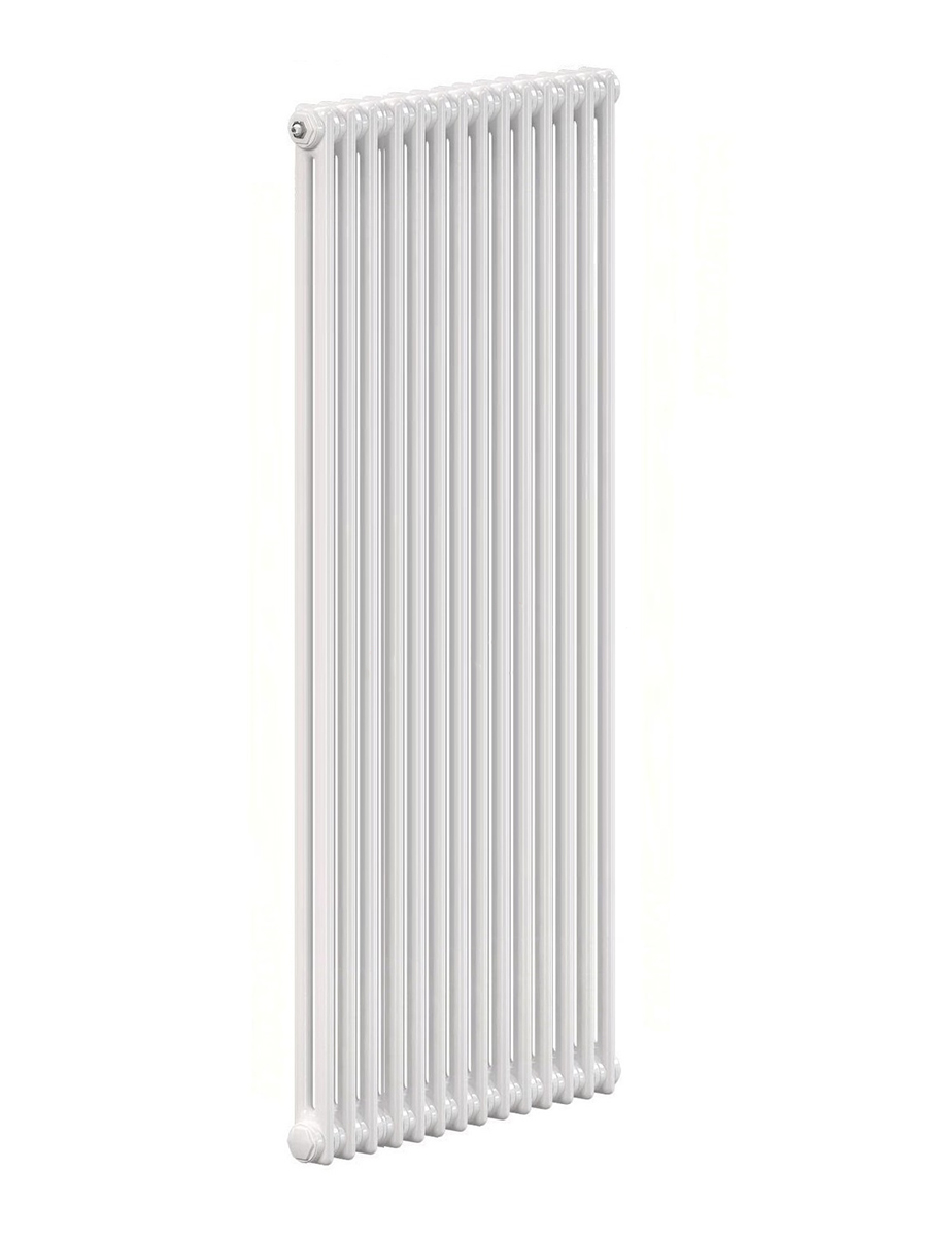 Радиатор стальной Zehnder Charleston Completto 2180 вертикальный двухтрубчатый, 14 секций, боковое подключение, белый