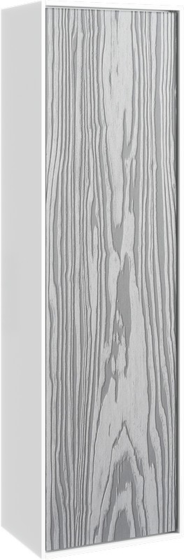 Шкаф-пенал Aqwella Genesis 35 подвесной, миллениум серый