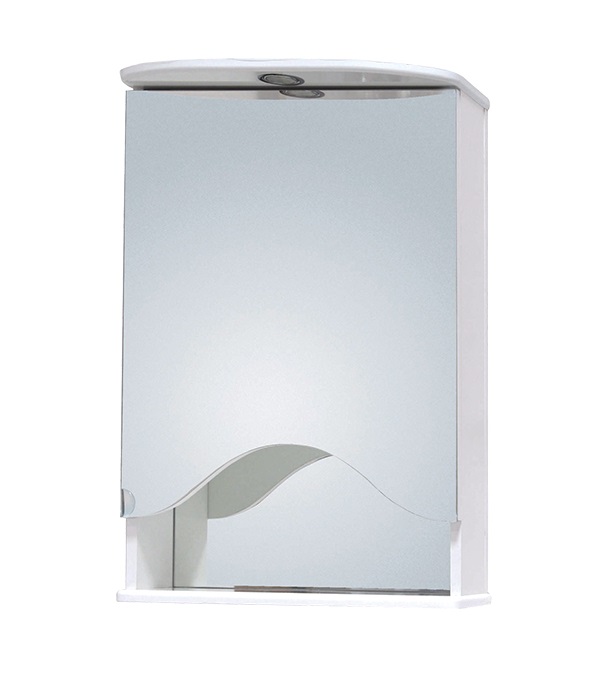 Шкаф зеркальный Onika Лидия 50.01 правый, с LED подсветкой