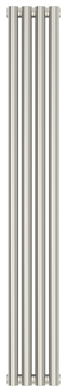 Радиатор стальной Сунержа Эстет-1 1200х180 4 секции, однорядный универсальный, матовый белый