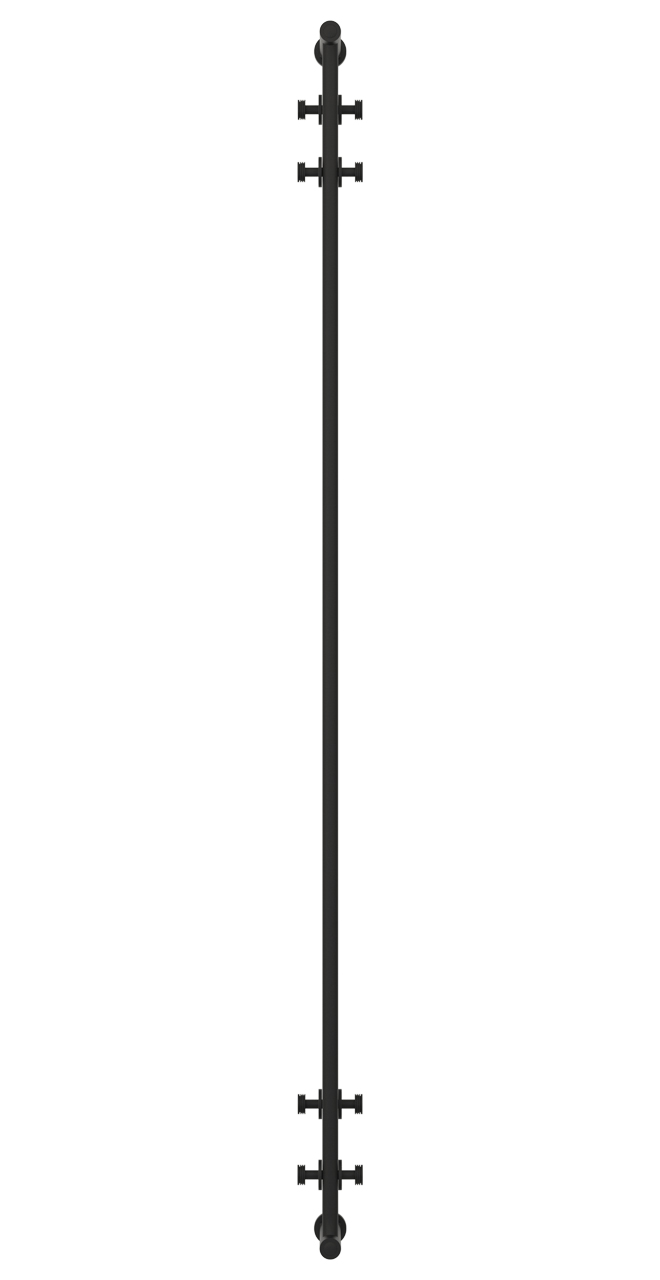 Полотенцесушитель водяной Сунержа Хорда ПП 1800х195 подключение вертикальное / горизонтальное, муар темный титан