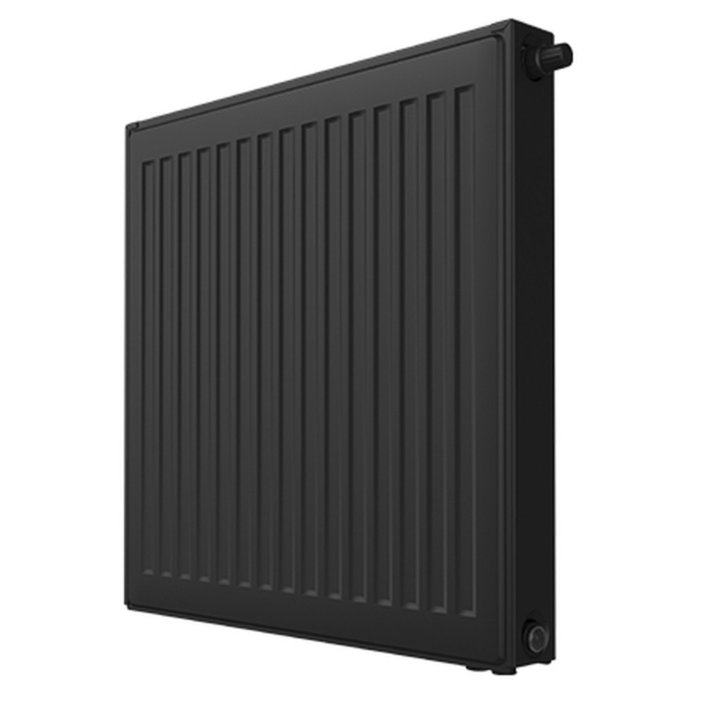 Радиатор стальной панельный Royal Thermo Ventil Compact, тип 22, 400x400 мм, нижнее подключение, черный (noir sable)