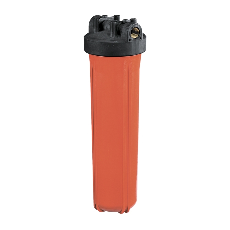 Корпус фильтра Гидротек для холодной воды 20ВВ (HOH-20BB 1"), оранжевый