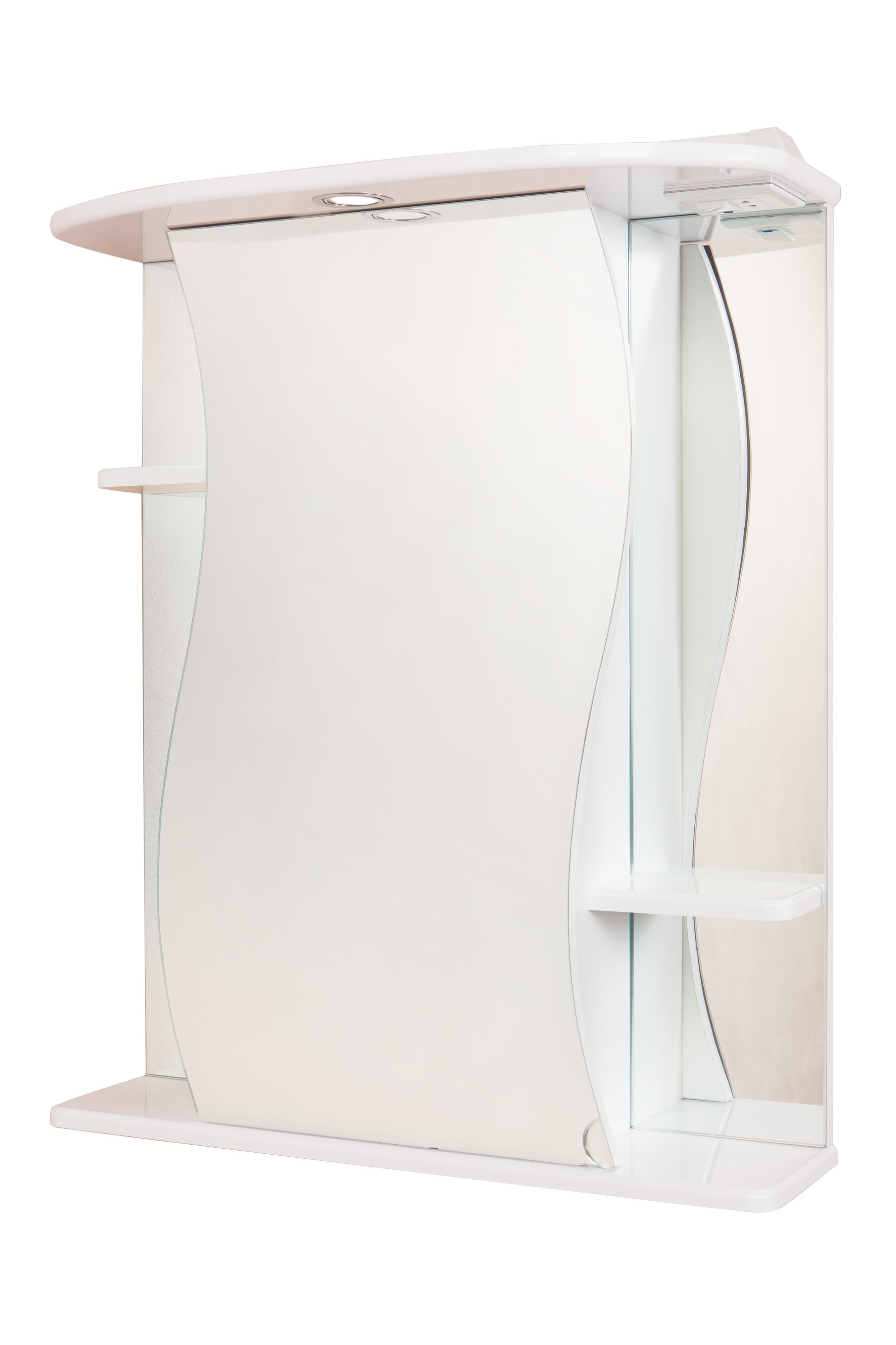 Шкаф зеркальный Onika Лилия 55.01 левый, с LED подсветкой