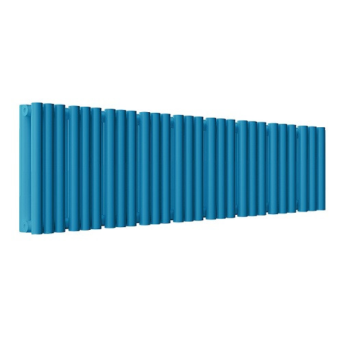 Радиатор стальной Empatiko Takt S2-1072-200 Dreamy Blue 1072x236 27 секций, вертикальный 2-трубчатый, боковое подключение, синий (Dreamy Blue)