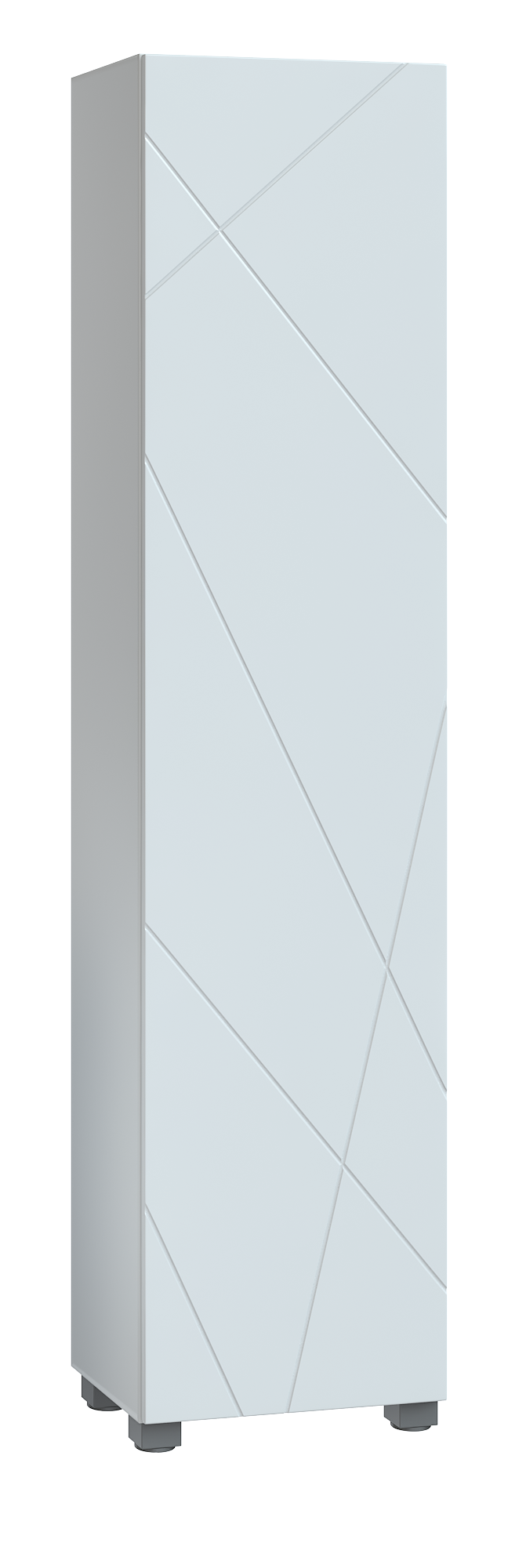 Шкаф-пенал напольный Vigo Geometry 450, белый