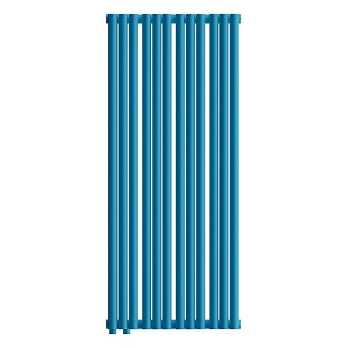 Радиатор стальной Empatiko Takt LR2-472-1750 Dreamy Blue 472x1786 24 секции, вертикальный 2-трубчатый, нижнее подключение, синий (Dreamy Blue)