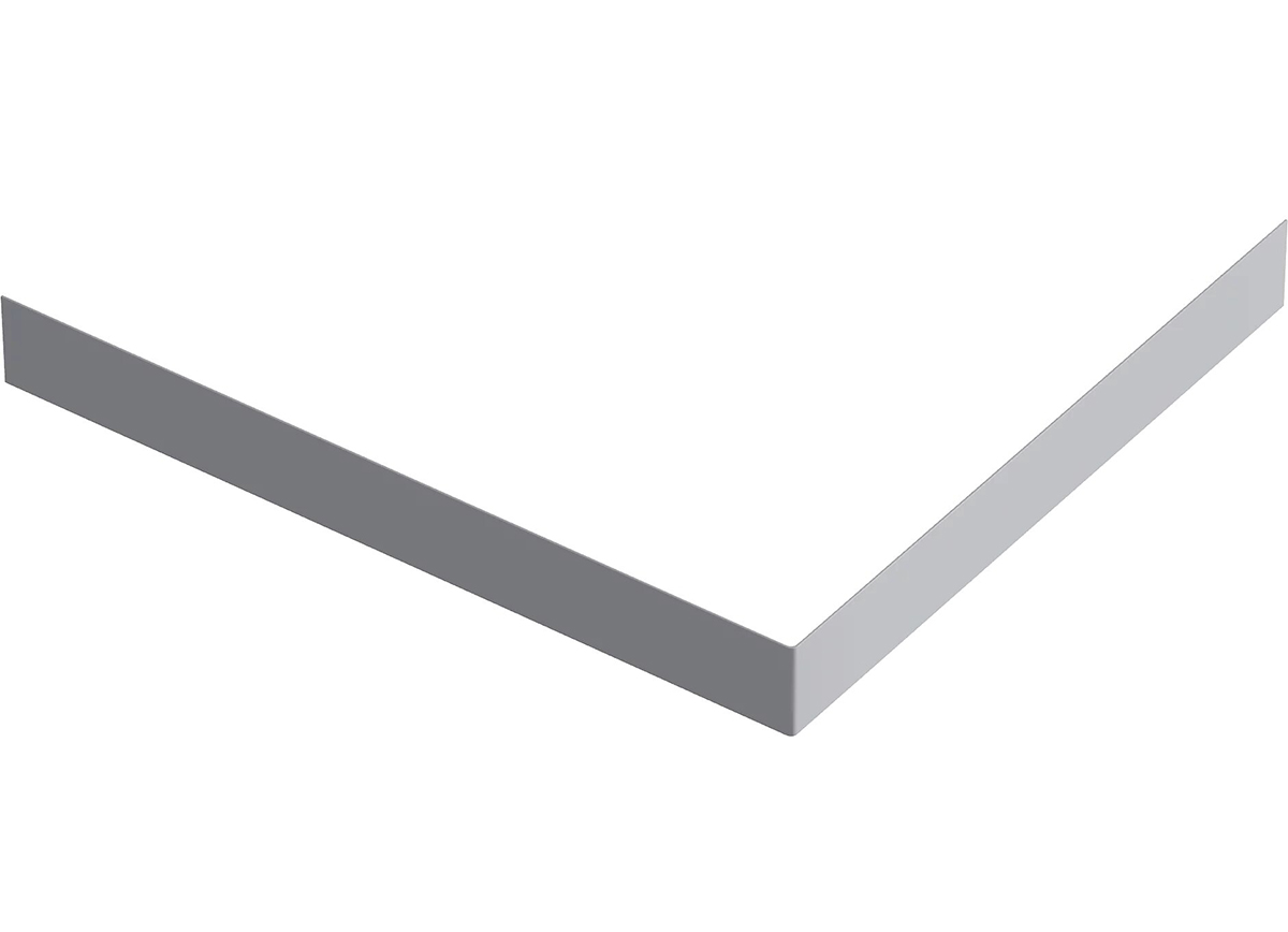 Экран для поддона Good Door Essentia 2 100x90, ABS-пластик, графит