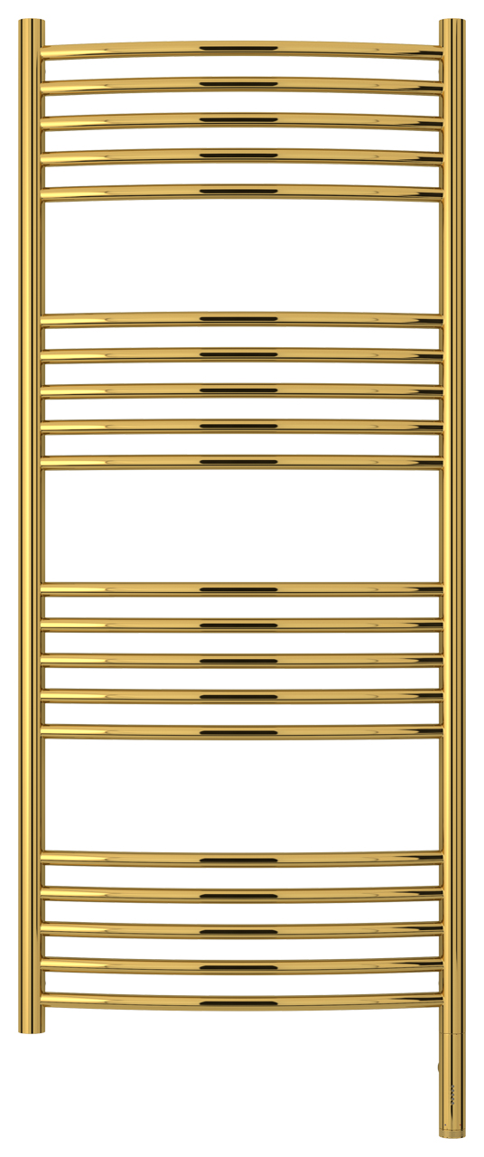 Полотенцесушитель электрический Сунержа Богема 3.0 выгнутая 1200х500  МЭМ правый, золото