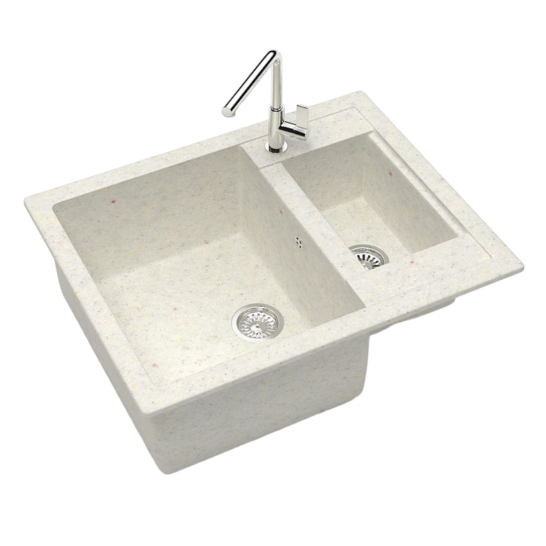 Мойка кухонная Santegro SZ019-605/Q7 хлопок матовый