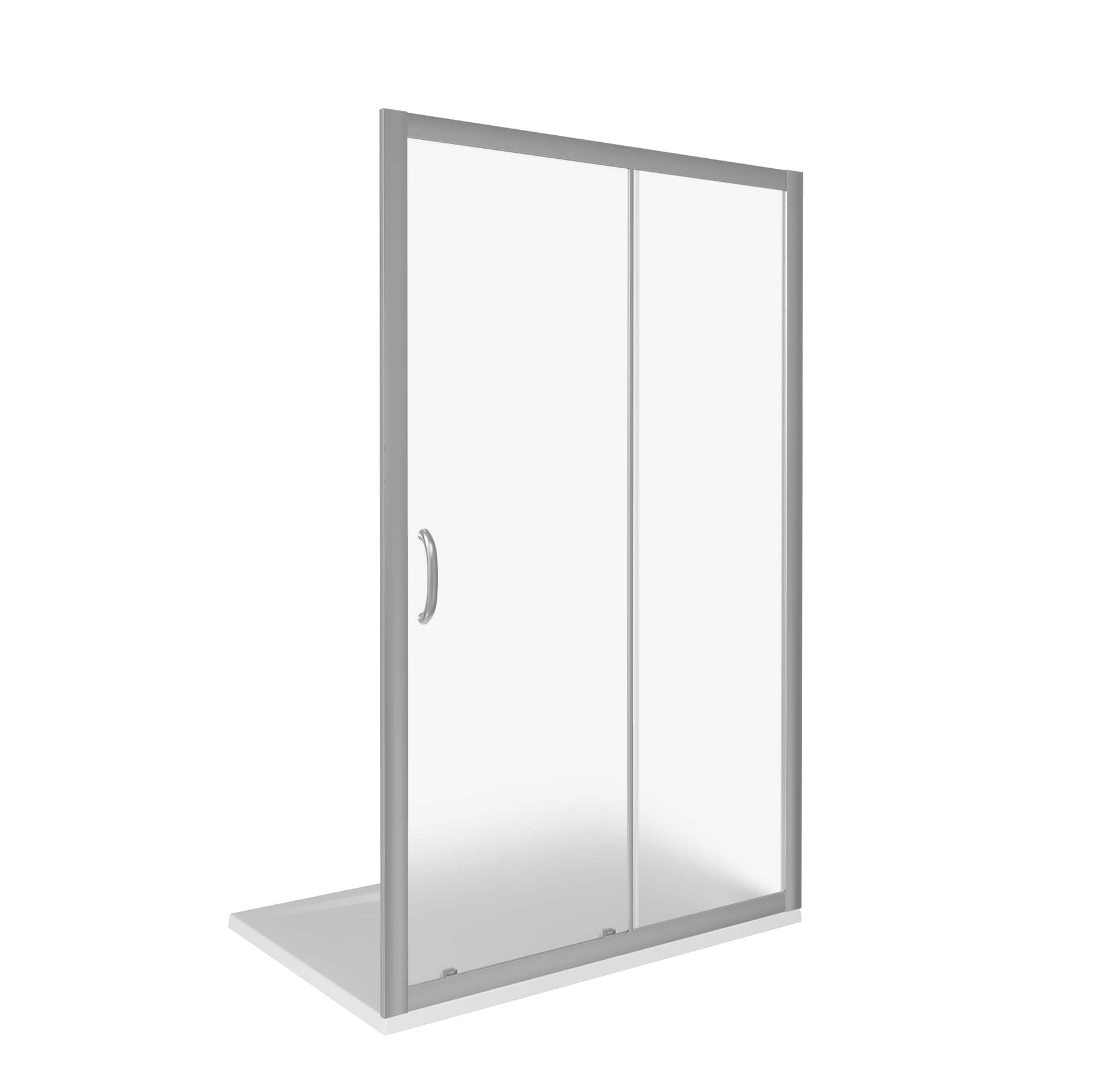 Душевая дверь Good Door Infinity WTW-130-G-CH  профиль хром, стекло матовое